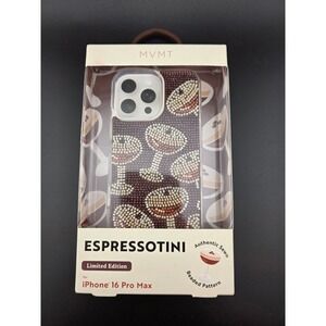 NIB MVMT Espressotini Beaded iPhone 16 Pro Max Case – Limited Edition